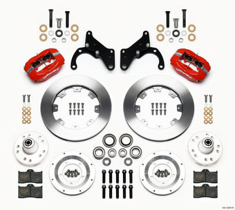 compare product Wilwood Forged Dynalite Front Kit 12.19in Red 69-70 Impala Drum/Disc 69-82 Vette