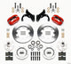 Wilwood Forged Dynalite Front Kit 12.19in Red 69 - 70 Impala Drum/Disc 69 - 82 Vette - My Store