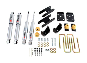 compare product Belltech LOWERING KIT 18-20 Chevy Colorado/Canyon All Cab/SB -0-3in F / -4in R w/ Street Perf Shocks