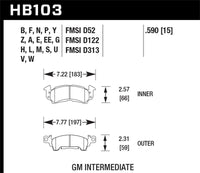 Hawk 76 - 77 Chevrolet Camaro LT / 72 Camaro Z28 / 69 - 81 Camaro DTC - 70 Race Front Brake Pads - My Store