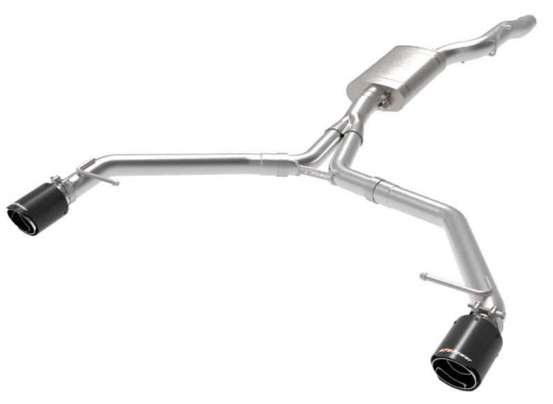 aFe MACH Force - Xp 13 - 16 Audi Allroad L4 SS Axle - Back Exhaust w/ Carbon Tips - My Store