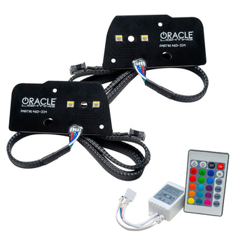 compare product Oracle 21-22 Ford F-150 ColorSHIFT RGB+W Headlight DRL Upgrade Kit w/ Simple Controller