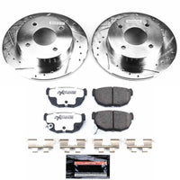 Power Stop 89 - 98 Nissan 240SX Rear Z26 Street Warrior Brake Kit - My Store