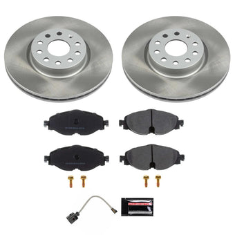 compare product Power Stop 22-24 Volkswagen Taos Front Semi-Coated Rotor Kit