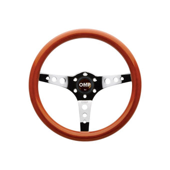 compare product OMP Mugello Wooden Steering Wheel 350mm Handgrip Oval25X23mm