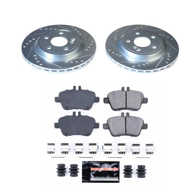 Power Stop 14 - 19 Mercedes - Benz CLA250 Rear Z23 Evolution Sport Brake Kit - My Store