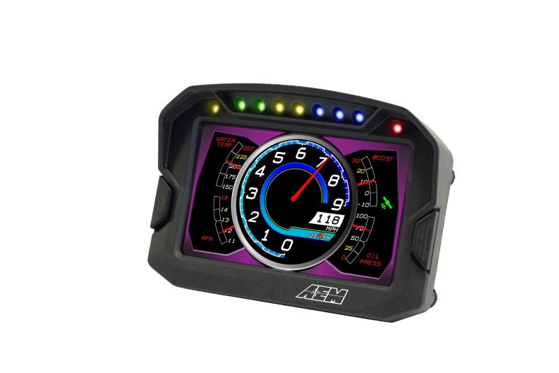 AEM CD - 5LG Carbon Logging Digital Dash Display w/ Internal 10Hz GPS & Antenna - My Store