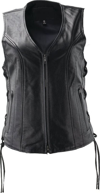 compare product Kuryakyn Leather By River Road Sapphire Leather Vest Black Womens - Medium