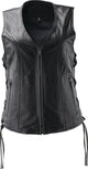 Kuryakyn Leather By River Road Sapphire Leather Vest Black Womens - Medium - My Store
