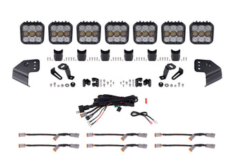 compare product Diode Dynamics Bronco SS5 Sport CrossLink Windshield - White Combo Lightbar Kit