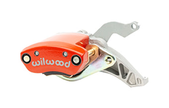 compare product Wilwood Caliper - MC4 Mechanical Right Hand - Red 1.19in Piston 1.10in Rotor - Red