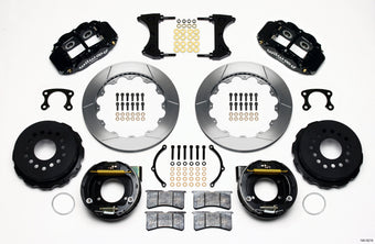 compare product Wilwood Narrow Superlite 4R Rear P-Brk Kit 12.88in Small Ford 2.66in Offset