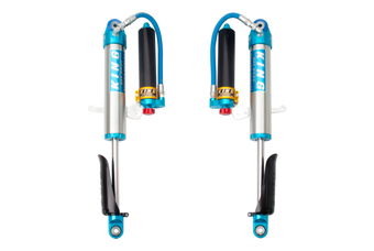 compare product King Shocks 2018+ Jeep Wrangler JL Front 2.5 Dia Remote Res Shock for 2.5in-5in Lift w/Adj (Pair)