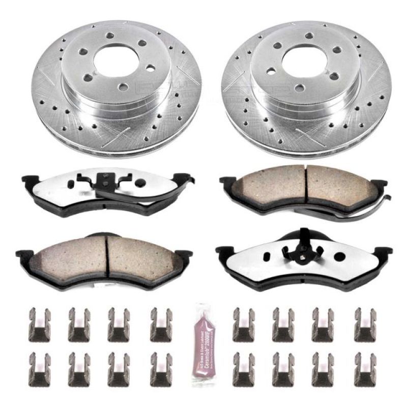 Power Stop 1999 Dodge Dakota Front Z36 Truck & Tow Brake Kit - My Store