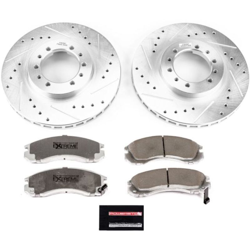 Power Stop 91 - 96 Mitsubishi Montero Front Z26 Street Warrior Brake Kit - My Store