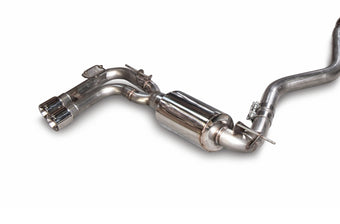 compare product AWE Tuning BMW F3X N20/N26 328i/428i Touring Edition Exhaust Quad Outlet - 80mm Chrome Silver Tips