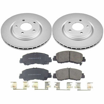 compare product Power Stop 2018 Mitsubishi Eclipse Cross Front Z17 Evolution Geomet Coated Brake Kit