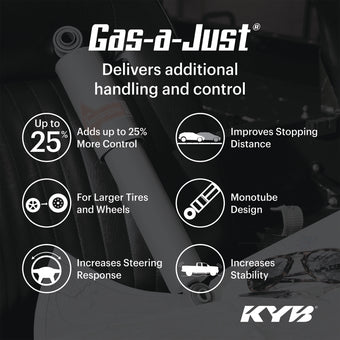compare product KYB 21-23 Ford Mustang Mach-E Gas-A-Just Gas Shock - Rear