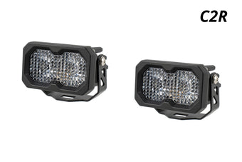 compare product Diode Dynamics C2R White Flood Standard LED Pod (Pair)