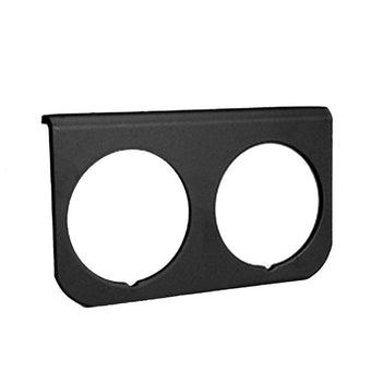 compare product Autometer 2-1/16in Black 2-Hole Gauge Panel