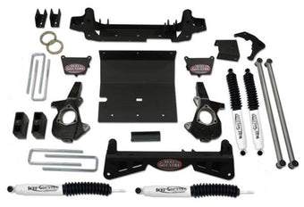 compare product Tuff Country 01-10 Chevy Silverado 2500HD 4x4 6in Lift Kit (w/3pc Sub Frame SX8000 Shocks)