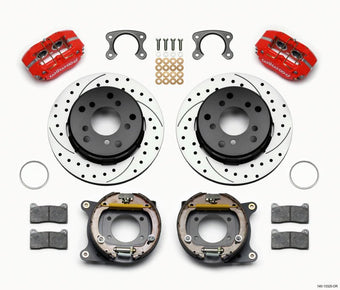 compare product Wilwood Dynapro Lug Mount P/S P-B Kit Drilled-Red Small Ford 2.36in Off Bronco 5 x 5.50