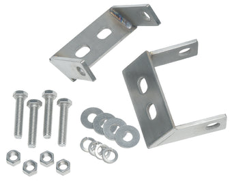 compare product Kentrol 45-86 Jeep CJ Rear Bumper Brackets Pair - Polished Silver
