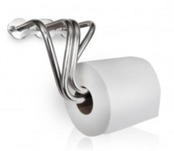 compare product Stainless Works Small Block Chevy Toilet Paper Holder (Installation Hardware Included)