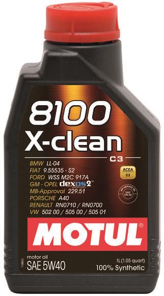 Motul 1L Synthetic Engine Oil 8100 5W40 X - CLEAN C3 - 505 01 - 502 00 - 505 00 - LL04 - My Store