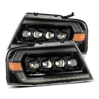 AlphaRex 04 - 08 Ford F - 150 (No 2004 Heritage) NOVA - Series LED Proj HL Chrome w/Actv Light / Seq. Sig - My Store
