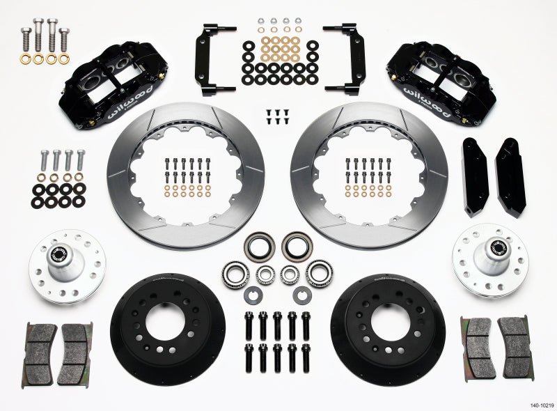 Wilwood Narrow Superlite 6R Front Hub Kit 12.88in 1968 - 1969 Mustang Disc Spindle - My Store