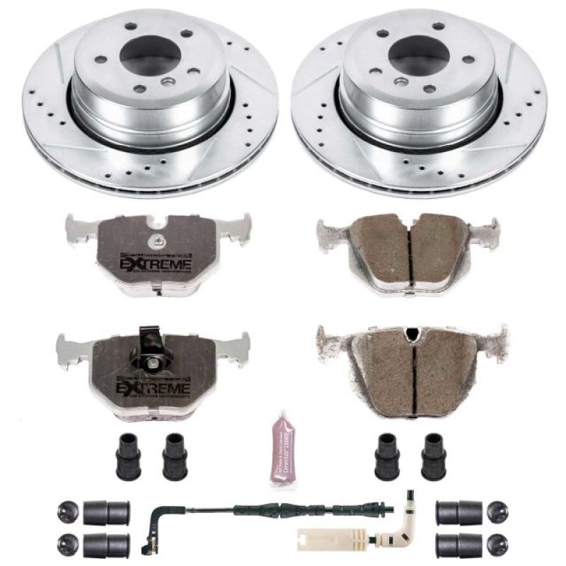 Power Stop 06 - 07 BMW 525xi Rear Z26 Street Warrior Brake Kit - My Store