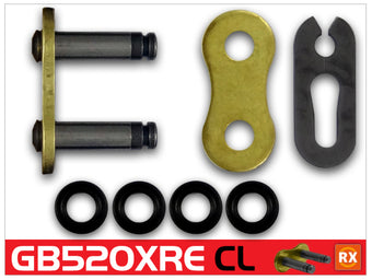 compare product RK Chain GB520XRE-CLIP - Gold
