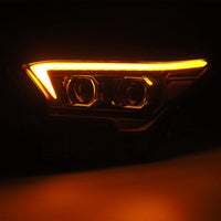 AlphaRex 23 - 24 Toyota Tacoma LUXX - Series LED Proj Headlights Blk w/Actv Light & Seq. Sig + DRL - My Store