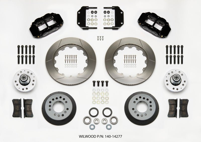Wilwood Narrow Superlite 6R Front Hub Kit 14.00in Magnum Force Drop Spindle - My Store