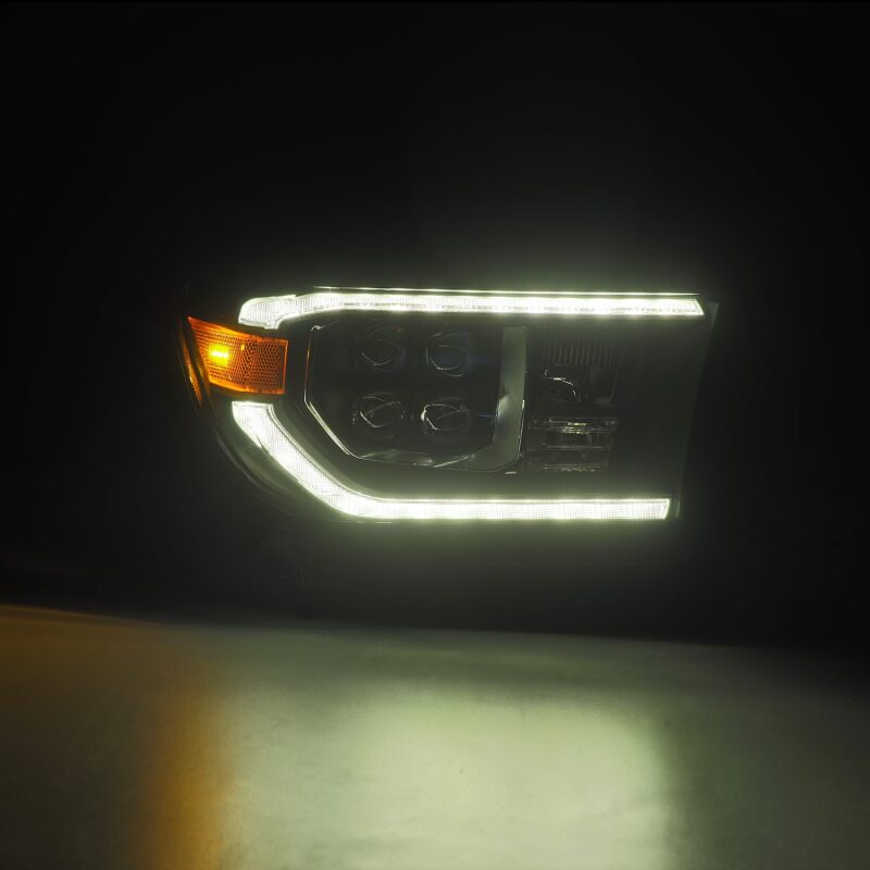 AlphaRex 07 - 13 Toyota Tundra / 08 - 17 Sequoia NOVA LED Proj HL Black w/Actv Light Seq. Sig + DRL - My Store