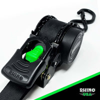 Rhino USA Retractable Ratchet Straps (4Pk 1Inx10Ft) (Blue) - My Store
