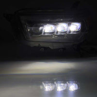 AlphaRex 10 - 13 Toyota 4Runner NOVA LED Projector Headlights Plank Style Black w/Seq Signal/DRL - My Store