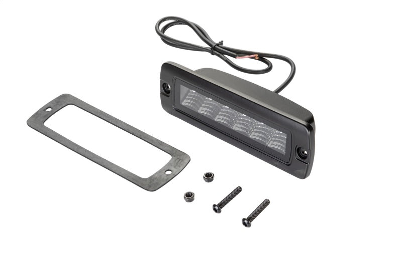 Hella Universal Black Magic 6 L.E.D. Flush Mount Mini Light Bar - Flood Beam - My Store