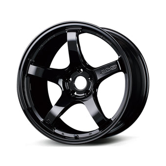 compare product Gram Lights 57CR 18x9.5 +12 5x114.3 Gloss Black Wheel