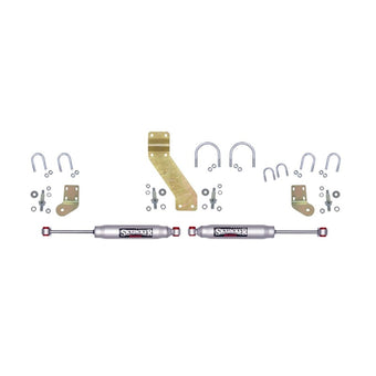 compare product Skyjacker 66-77 Ford Bronco 4WD 9000 Dual Stabilizer Kit w/ Silver Cylinders