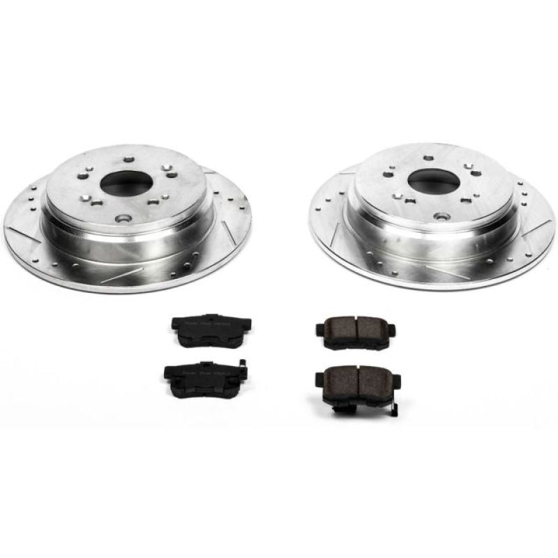 Power Stop 07 - 09 Acura RDX Rear Z23 Evolution Sport Brake Kit - My Store