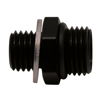 compare product DeatschWerks 6AN ORB Male to M12 X 1.5 Metric Male (Incl O-Ring and Washer) - Anodized Matte Black