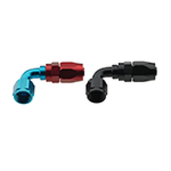 compare product Fragola -6AN x 90 Degree Pro-Flow Hose End - Blue/Red