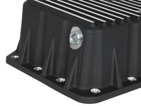 AFE Pro Series Engine Oil Pan Black w/Machined Fins; 11 - 16 Ford Powerstroke V8 - 6.7L (td) - My Store