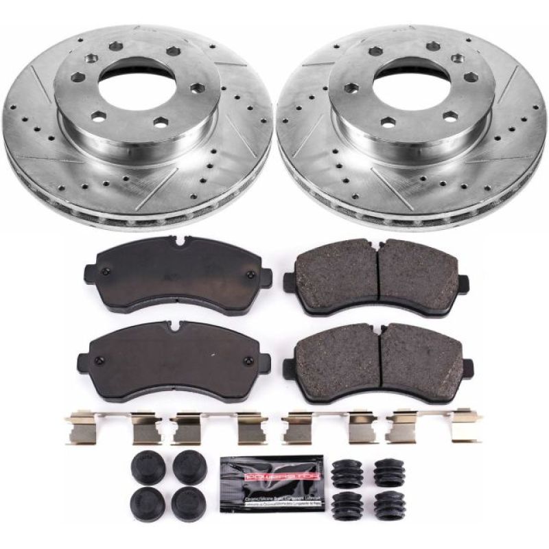 Power Stop 07 - 09 Dodge Sprinter 3500 Front Z23 Evolution Sport Brake Kit - My Store