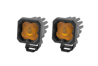 compare product Diode Dynamics Stage Series C1 LED Pod - Yellow SAE Fog Standard ABL (Pair)
