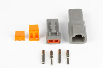 compare product Haltech Matching Set of Deutsch DTP-2 Connectors (25 Amp) Plug & Pins
