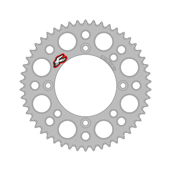 compare product Renthal 2025 KTM 65 Rear Chain Wheel - Silver 420-50GP Teeth