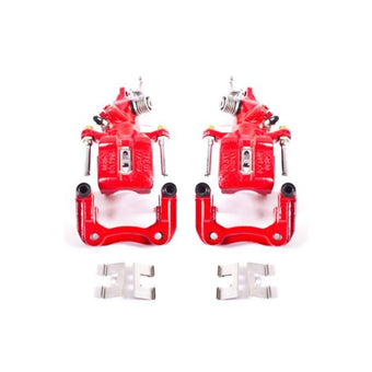 compare product Power Stop 04-08 Acura TSX Rear Red Calipers w/Brackets - Pair